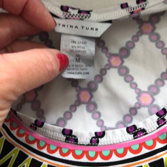 Trina Turk bikini and coverup. Sold together - Picture 3 of 5